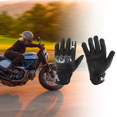 Unique Bargains Motorbike Gloves Spring Smartphone Touch Black 1 Pair 1 Unique Bargains Motorbike Gloves Spring Smartphone Touch Black 1 Pair
