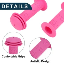 Unique Bargains Child Bike Handlebar Grips Covers 4.13" Pink 1 Pair -Futuro Brand GUEST 8d9bfe84 90a7 4881 bb13 aa8a107a7bd2