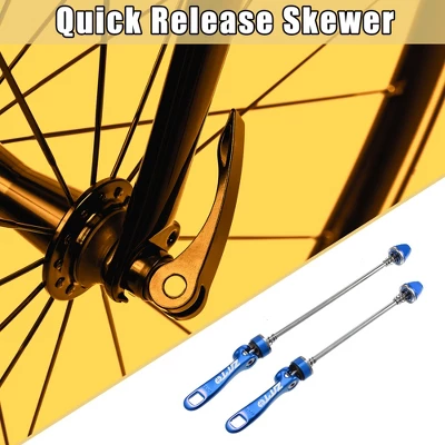 Unique Bargains Bicycle Quick Release Axles Skewers Lever Front Rear 5.91" 7.48" Blue 2 Pcs 1 Unique Bargains Bicycle Quick Release Axles Skewers Lever Front Rear 5.91" 7.48" Blue 2 Pcs