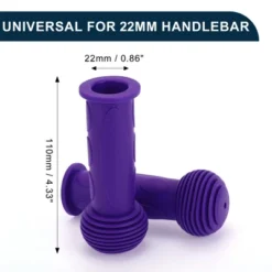 Unique Bargains Child Bike Handlebar Grips Covers 4.33" Purple 1 Pair -Futuro Brand GUEST 8e3a4632 d58b 4b1a a7e9 c94f3d2909df