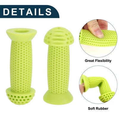 Unique Bargains Child Bike Handlebar Grips Covers 3.94" Green 1 Pair 2 Unique Bargains Child Bike Handlebar Grips Covers 3.94" Green 1 Pair - Image 2