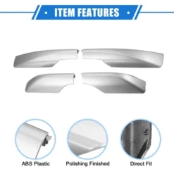 Unique Bargains Car Roof Rack Side Rails End Cover Shell Cap Compatible For Toyota RAV4 2006-2012 Silver Tone 4pcs -Futuro Brand GUEST 8ebef9fe 4192 4596 ad4f 4a93242ddf59
