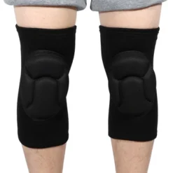 Unique Bargains Knee Brace Protection Polyester Soft Breathable Knee Pads Soft Breathable Knee Support Knee Brace For Sport Gym 1 Pair Black -Futuro Brand GUEST 8f2ac3d8 0b75 4840 8982 cc9fb98be8fb