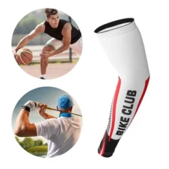 Unique Bargains Spandex Breathable Elbow Pads Elbow Protection Brace Tightening For Sports 1Pc