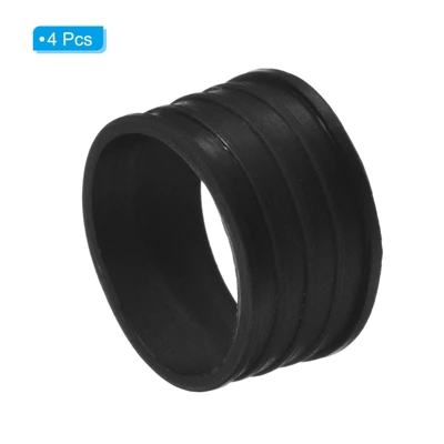 Unique Bargains Silicone Non-Slip Wear-Resistant Tennis Badminton Racket Handle Grip Rings 4 Pcs 2 Unique Bargains Silicone Non-Slip Wear-Resistant Tennis Badminton Racket Handle Grip Rings 4 Pcs - Image 2