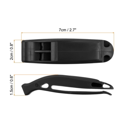 Unique Bargains Plastic Kayaking Hiking Survival Signal Marine Whistles 6 Pcs 1 Unique Bargains Plastic Kayaking Hiking Survival Signal Marine Whistles 6 Pcs