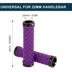 Unique Bargains Bike Handlebar Grips Covers 5.04" Purple 1 Set -Futuro Brand GUEST 90d46003 d0d4 46dd 9da8 cf29d3e3cbfc