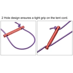 Unique Bargains Camping Aluminum Alloy Tent Rope Guyline Adjuster Cord Tensioner Red 6 Pcs -Futuro Brand GUEST 91b593fa f3f7 4ec3 9818 6c11bbb77114