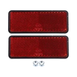 Unique Bargains M6x1.0 Plastic Rectangular Screw Mount Reflective Warning Reflector Red -Futuro Brand GUEST 929bd589 1153 43af b828 0a5a84145abf