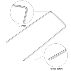 Unique Bargains Galvanized Outdoor Rustproof Garden Stakes For Ground Cover Weed Barrier Fabric 25 Pcs 7 Unique Bargains Galvanized Outdoor Rustproof Garden Stakes For Ground Cover Weed Barrier Fabric 25 Pcs -Futuro Brand GUEST 9425c263 29b8 4e5e a41b e6ff00d194d2