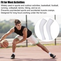 Unique Bargains Reduce Joint Pain Arm Elbow Compression Sleeve 1 Pair