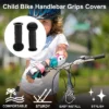 Unique Bargains Child Bike Handlebar Grips Covers 4.33" Black 1 Pair