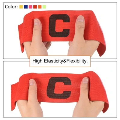 Unique Bargains Nylon Elastic Soccer Protective Captain Armband For Team Training 4 Pcs 3 Unique Bargains Nylon Elastic Soccer Protective Captain Armband For Team Training 4 Pcs - Image 3