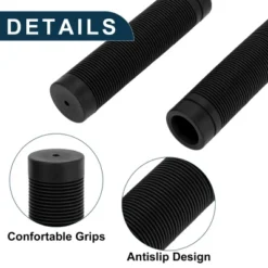 Unique Bargains Bike Handlebar Grips Covers 4.92" Black 1 Pair -Futuro Brand GUEST 9564e130 8822 409f a011 38695a242505