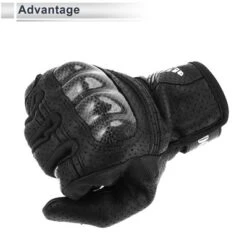 Unique Bargains Motorbike Gloves Spring Summer Breathable Smartphone Touch Black 1 Pair -Futuro Brand GUEST 95eb4132 2264 4c24 ad6e db96f236ba19