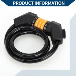 Unique Bargains Bike Lock Extended Bicycle Padlock Lock Resettable 5 Digit Bike Lock Black 1 Set -Futuro Brand GUEST 9614958f e546 4d5e a083 825fdf473ed9
