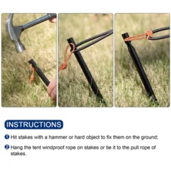 Unique Bargains Tent Stakes Y-Beam Camping Pegs With Pull Rope Aluminum For Tarp 6 Pcs 6 Unique Bargains Tent Stakes Y-Beam Camping Pegs With Pull Rope Aluminum For Tarp 6 Pcs -Futuro Brand GUEST 9765a5eb 8709 4d09 810b e207cd1b39db