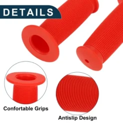 Unique Bargains Bike Handlebar Grips Covers 3.35" Red 1 Pair -Futuro Brand GUEST 97ad6de6 e836 468e ba09 fb955ca70fb9