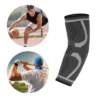 Unique Bargains Nylon Elbow Protection Elbow Pad Tightening Breathable Elbow Pads For Sports 1 Pair