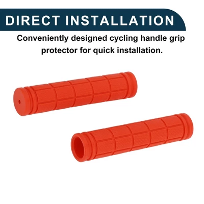 Unique Bargains Bike Handlebar Grips Covers 4.72" Length Orange 1 Pair 5 Unique Bargains Bike Handlebar Grips Covers 4.72" Length Orange 1 Pair - Image 5
