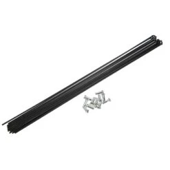 Unique Bargains 14G J Bend Bike Bicycle Spokes With Nipples Steel Black 12 Pcs -Futuro Brand GUEST 9883eb3a cea1 4636 b24d 057c56e31966