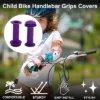 Unique Bargains Child Bike Handlebar Grips Covers 4.13" Purple 1 Pair