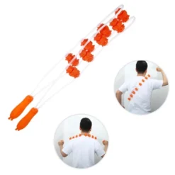 Unique Bargains Multiple Trigger Points Neck Shoulder PP TPE Orange Transparent Handheld Back Massager 1 Pcs -Futuro Brand GUEST 9987b8f5 2dda 4569 825b bda9ae0adde6