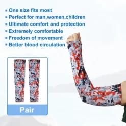 Unique Bargains Basketball Sports Camouflage Cooling Arm Elbow Compression Sleeve Red 1 Pair 9 Unique Bargains Basketball Sports Camouflage Cooling Arm Elbow Compression Sleeve Red 1 Pair -Futuro Brand GUEST 9a0d07c8 0580 4f23 bc44 88f7e6886d82