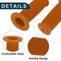 Unique Bargains Bike Handlebar Grips Covers Length 3.35" Brown 1 Pair -Futuro Brand GUEST 9bb39a25 1054 4a23 b710 2aa38620afd9