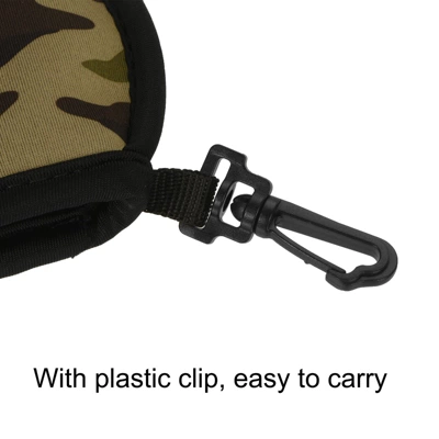 Unique Bargains Portable Pocket Washer Golf Ball Cleaner Bag With Clip Camouflage 3 Unique Bargains Portable Pocket Washer Golf Ball Cleaner Bag With Clip Camouflage - Image 3