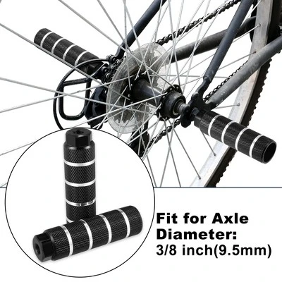 Unique Bargains Universal Aluminum Alloy BMX MTB Bicycle Rear Foot Pegs Footrests For 3/8" Axles 4 Pcs 1 Unique Bargains Universal Aluminum Alloy BMX MTB Bicycle Rear Foot Pegs Footrests For 3/8" Axles 4 Pcs