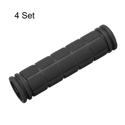 Unique Bargains Rubber Non-Slip Mushroom Bike Fit 7/8" Handlebar Grips 4.53" 4 Pairs 2 Unique Bargains Rubber Non-Slip Mushroom Bike Fit 7/8" Handlebar Grips 4.53" 4 Pairs - Image 2