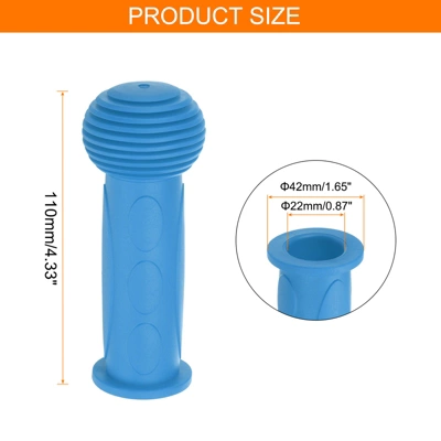Unique Bargains Rubber Non-Slip Mushroom 7/8 Inch Bike Handlebar Grips 2 Pairs 4.33" 1 Unique Bargains Rubber Non-Slip Mushroom 7/8 Inch Bike Handlebar Grips 2 Pairs 4.33"