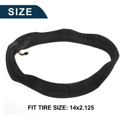 Unique Bargains Bike MTB Cycling Inner Tire 14x2.125 Inch Durable Bent Valve Bicycle Inner Tube 1 Pcs 2 Unique Bargains Bike MTB Cycling Inner Tire 14x2.125 Inch Durable Bent Valve Bicycle Inner Tube 1 Pcs - Image 2