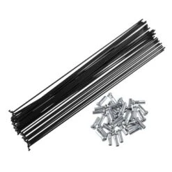 Unique Bargains Bicycle Steel Spokes 14G Bike Spoke With Nipples Black 10.04" 36 Pcs -Futuro Brand GUEST a0add9ff be02 4ab3 885f 600213ef69e0