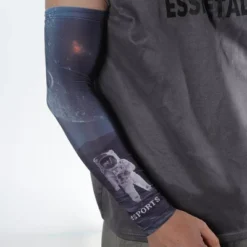 Unique Bargains Sun Protection Arm Sleeves Gray 1 Pair