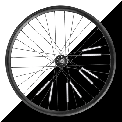 Unique Bargains 360° Visibility Decorative Reflective Spoke Skins For Road Mountain Bike 12 Pcs 3 Unique Bargains 360° Visibility Decorative Reflective Spoke Skins For Road Mountain Bike 12 Pcs - Image 3