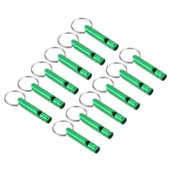 Unique Bargains Aluminum Alloy Camping Hunting Outdoor Survival Signal Whistles With Keychains 12 Pcs -Futuro Brand GUEST a20c1fec d32c 4efd bdaf 1f543c0c8f7c
