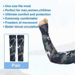 Unique Bargains Basketball Sports Camouflage Cooling Arm Elbow Compression Sleeve Green Gray Blue 1 Pair 9 Unique Bargains Basketball Sports Camouflage Cooling Arm Elbow Compression Sleeve Green Gray Blue 1 Pair -Futuro Brand GUEST a22e82d0 0fd1 421d a5ba 80fea854b891