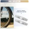 Unique Bargains Bicycle Warning Reflector For Bike Bicycle ABS 4pcs