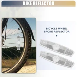 Unique Bargains Bicycle Warning Reflector For Bike Bicycle ABS 4pcs