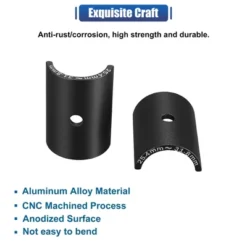 Unique Bargains Bike Handlebar Shim Handlebar Shim Spacer Stem Size Reduce Black 2 Pairs -Futuro Brand GUEST a4c008b7 cb3a 4b39 94fd aa82c355dd73