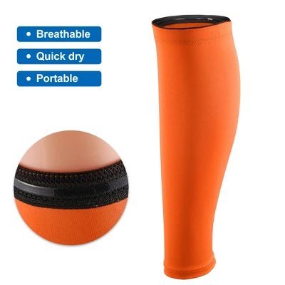 Unique Bargains Calf Compression Sleeve Leg Compression Socks Sore Muscles Polyester 1 Pair 2 Unique Bargains Calf Compression Sleeve Leg Compression Socks Sore Muscles Polyester 1 Pair - Image 2