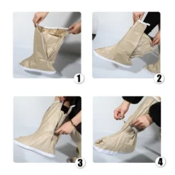 Unique Bargains Waterproof Non-Slip Reusable Rain Shoes Covers Black Size M 1 Pair -Futuro Brand GUEST a65903b2 8b25 4728 8ce8 62d8a2fbc802