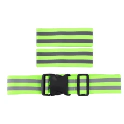 Unique Bargains High Visibility Reflective Belt Running Cycling Gear Green 3 Pcs -Futuro Brand GUEST a69214d1 ff38 4377 98fb 87cb7a4d6ad2