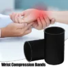 Unique Bargains 2 Pair Wrist Bands, Wrist Compression Sleeves Elastic Thin Wrist Brace Support For Women And Men