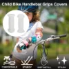 Unique Bargains Child Bike Handlebar Grips Covers 3.94" White 1 Pair