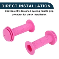 Unique Bargains Child Bike Handlebar Grips Covers 4.13" Pink 1 Pair -Futuro Brand GUEST a7024170 fec7 4f5c 9095 9d157730820d
