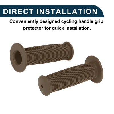 Unique Bargains Bike Handlebar Grips Covers 3.94" Brown 1 Pair 5 Unique Bargains Bike Handlebar Grips Covers 3.94" Brown 1 Pair - Image 5