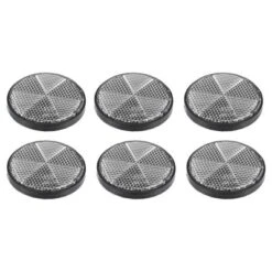 Unique Bargains M6x1.0 Motorcycle Universal Screw Mount Round Warning Reflector 6 Pcs -Futuro Brand GUEST a844072a 24cd 4369 9940 7938b7b47136